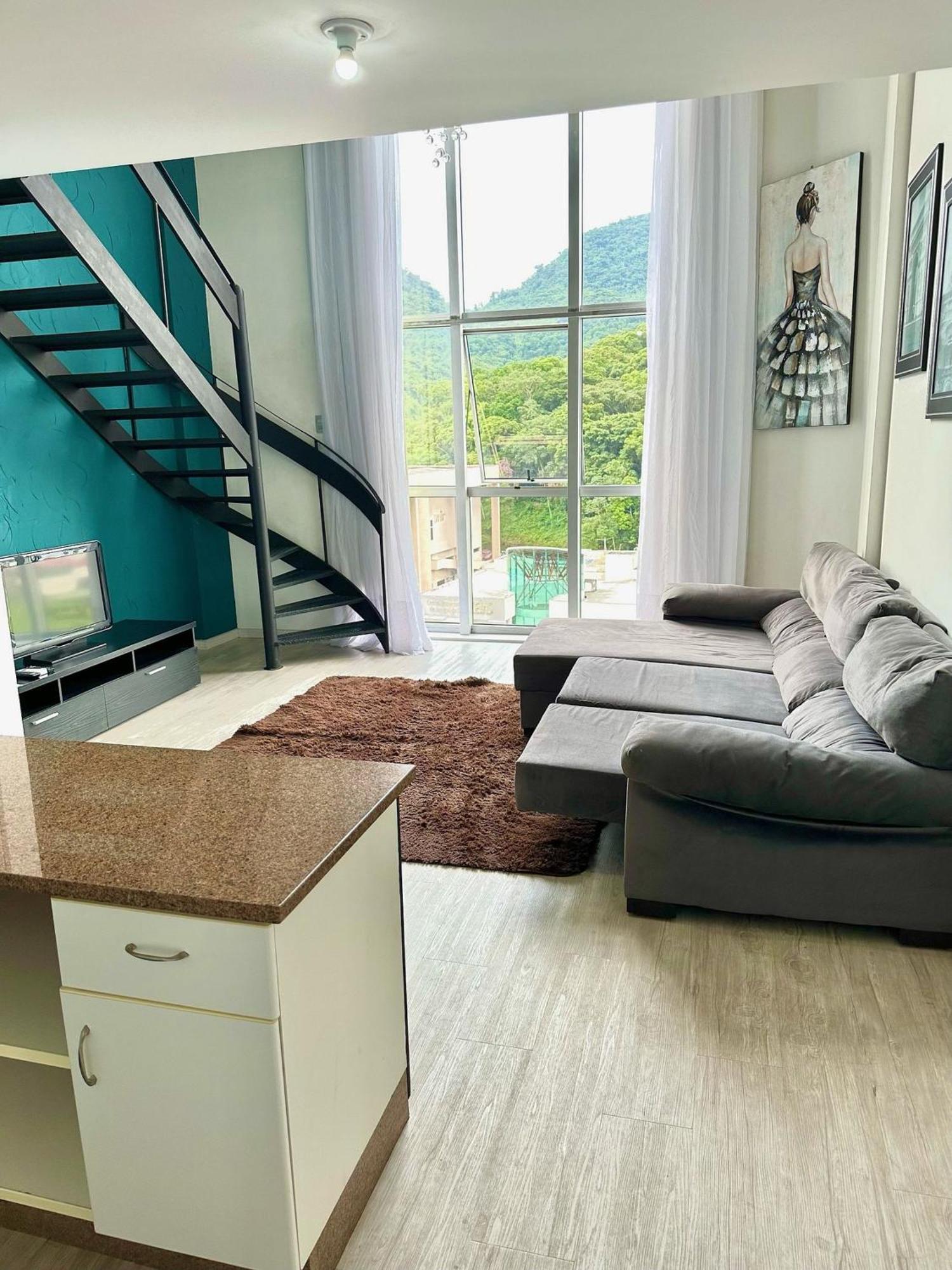 Saint Sebastian Flat 603- Com Hidro! Ate 3 Pessoas, Duplex, No Centro Villa Jaraguá do Sul Eksteriør bilde